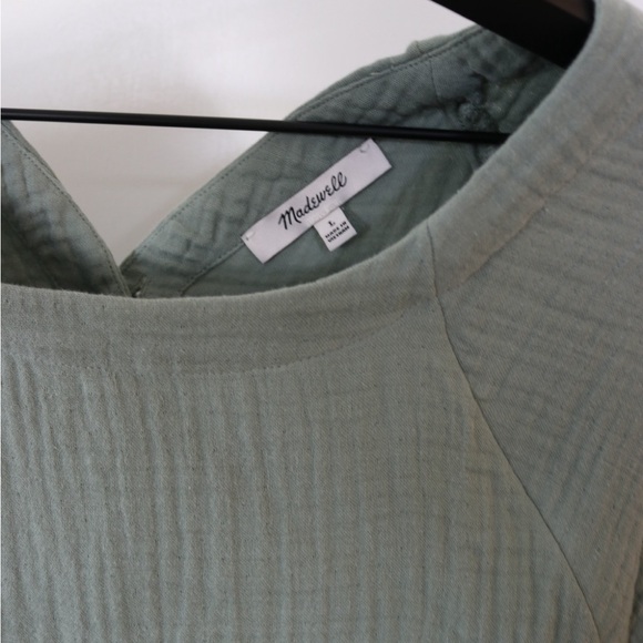 Madewell Linen Shirt Button Detail on Back - Picture 3 of 3